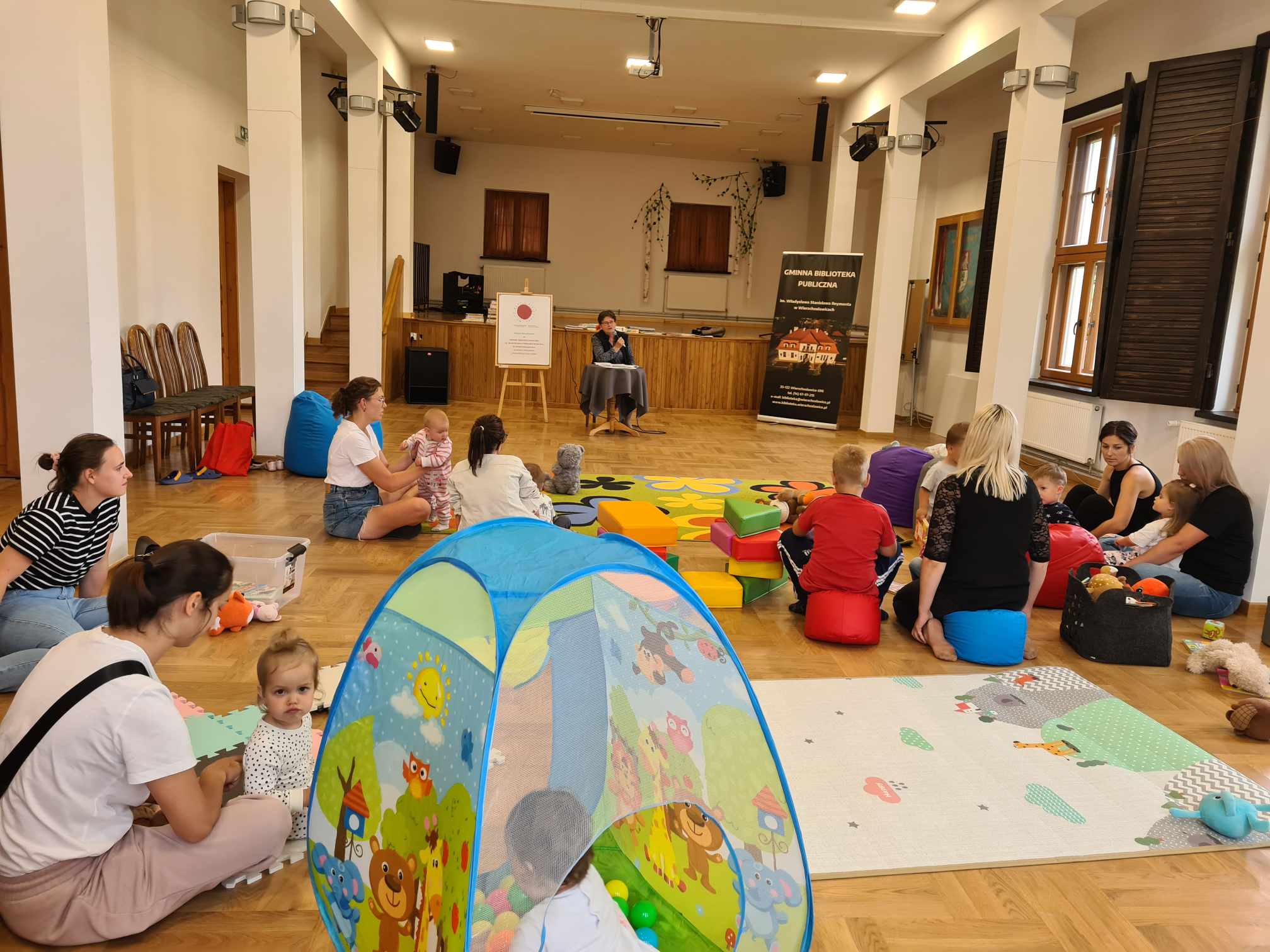 Spotkanie z logopedką w ramach projektu „My- to mamy z biblioteki”