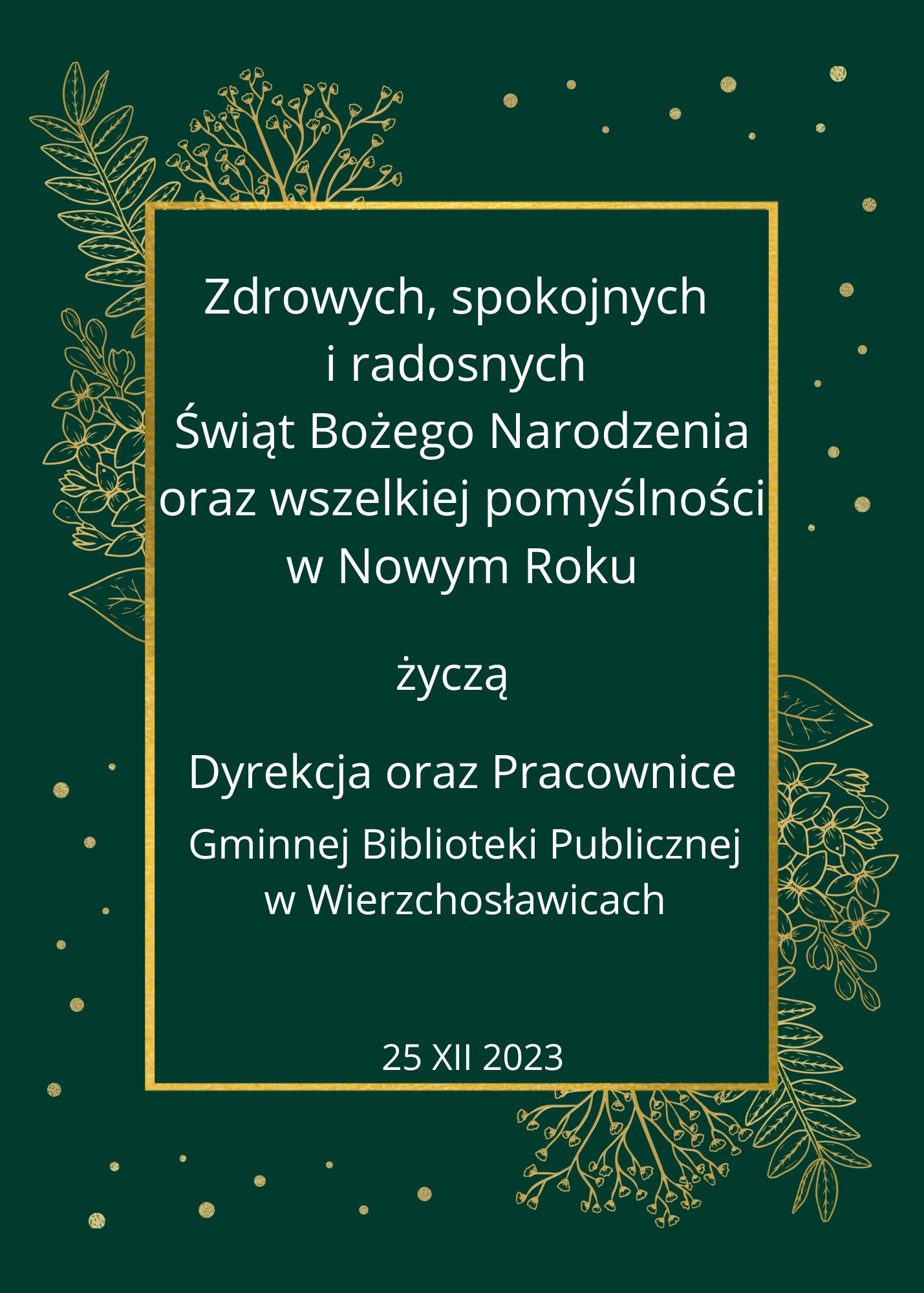 Życzenia świąteczne