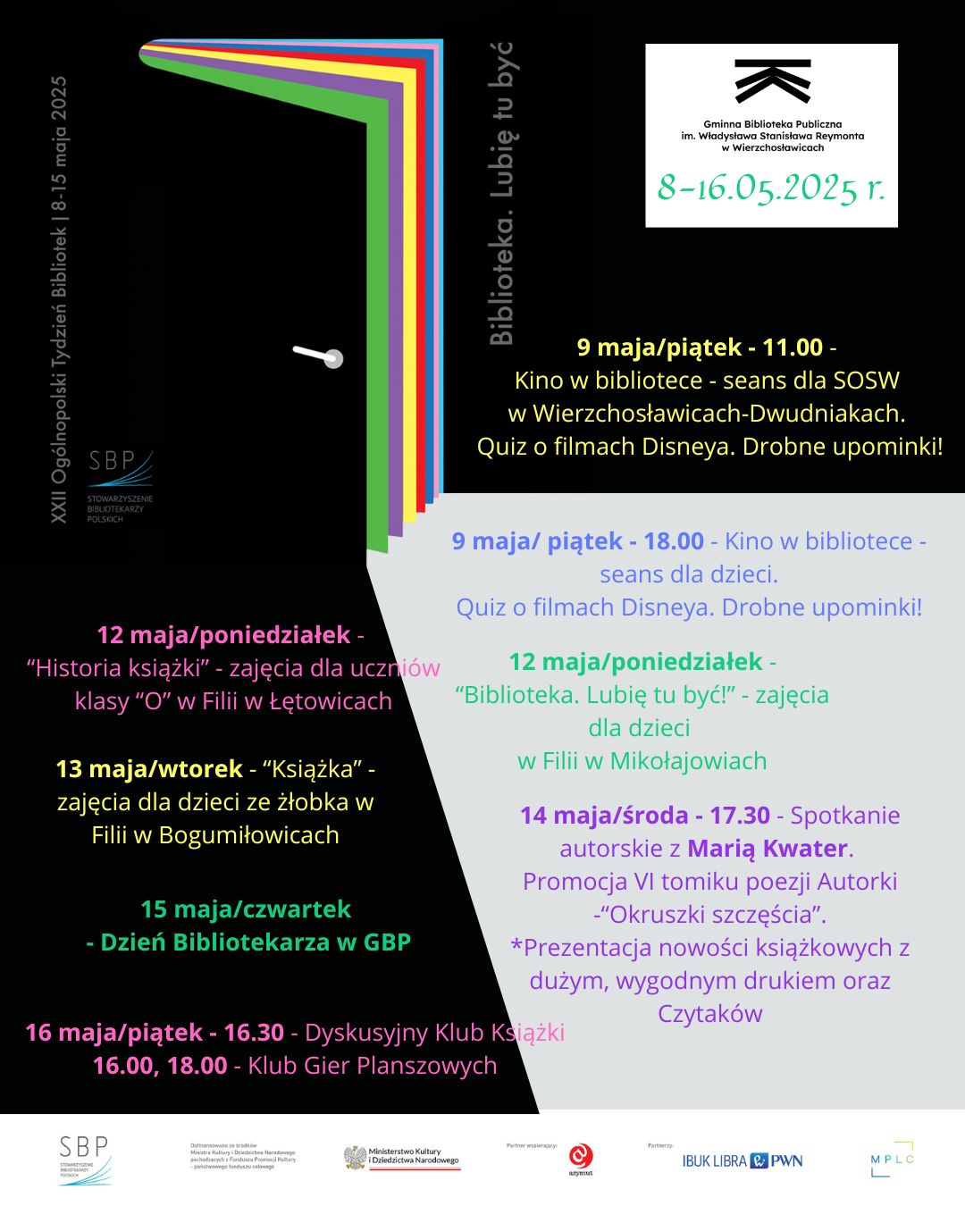 XXII Ogólnopolski Tydzień Bibliotek „Biblioteka. Lubię tu być!”