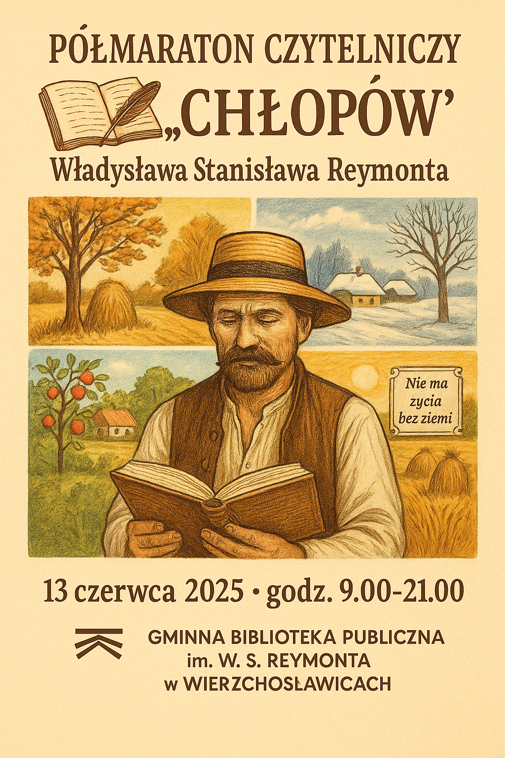 Półmaraton czytelniczy „Chłopów” W.S. Reymonta