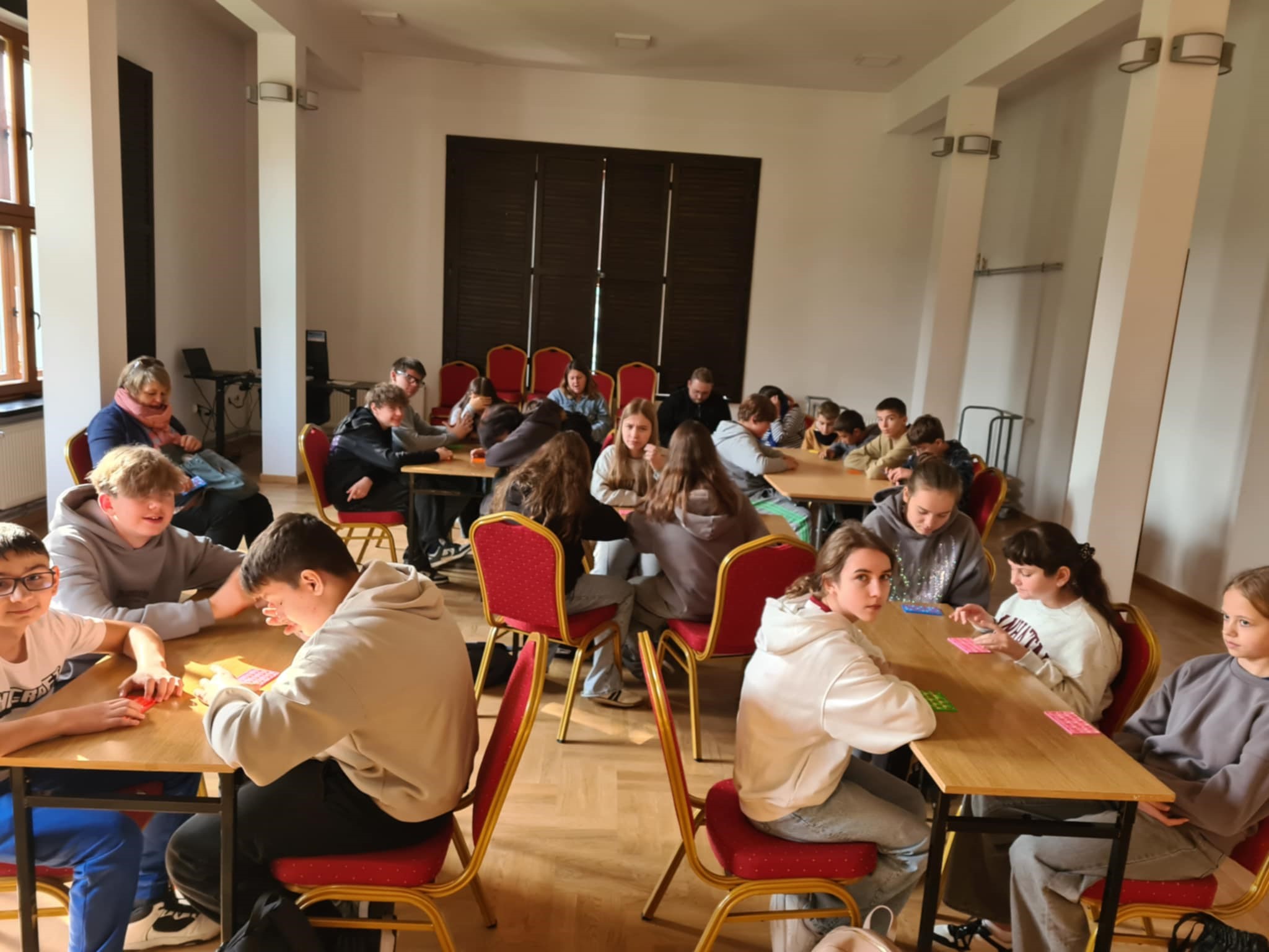 Lekcja biblioteczna z uczniami SP Łętowice