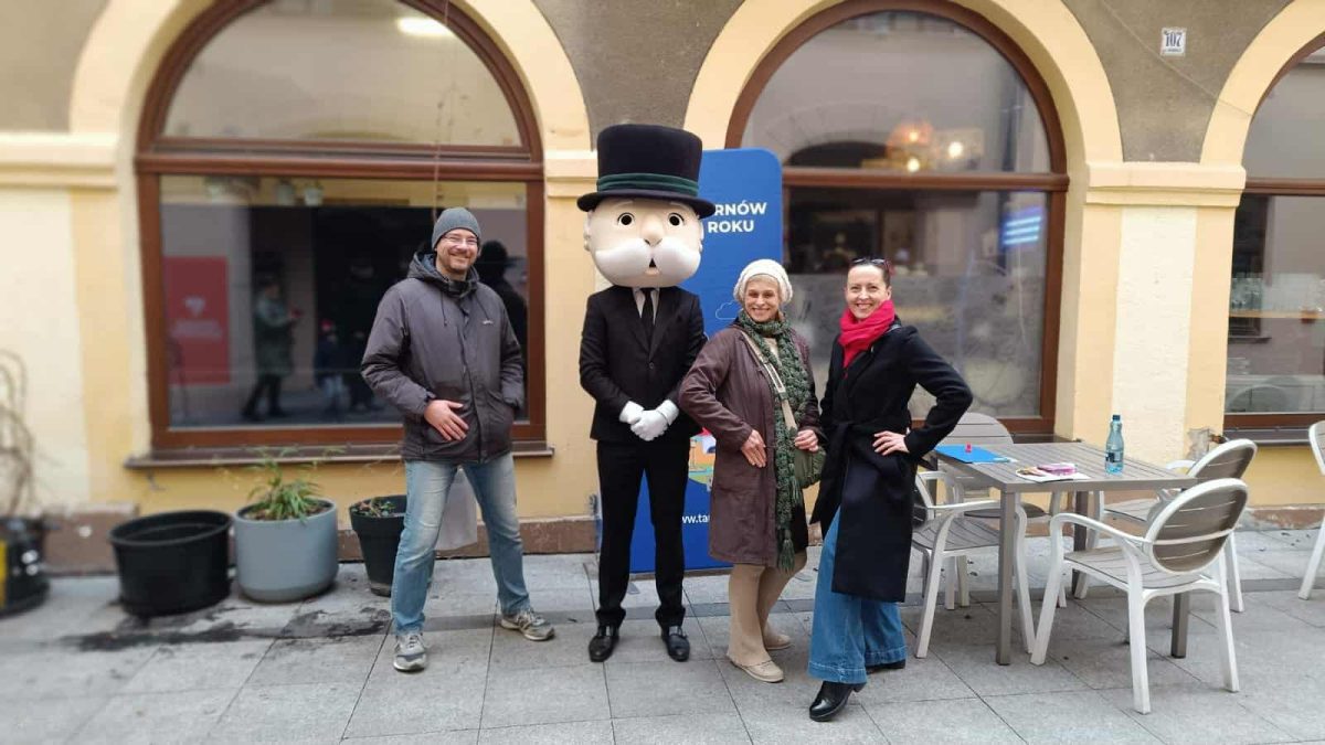 Klubowicze KGP w grze terenowej „Monopoly Tarnów”