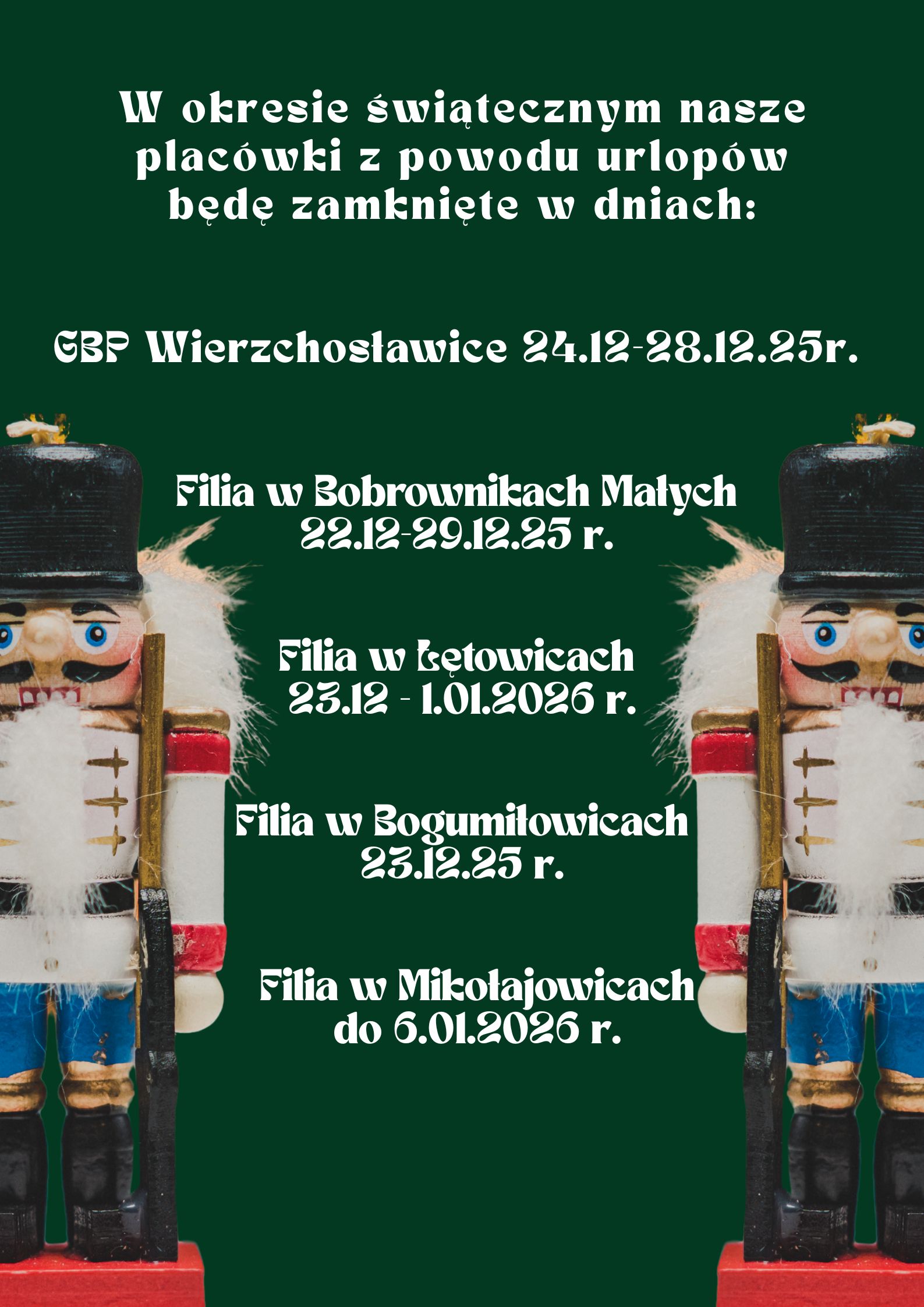 Przerwa świąteczna