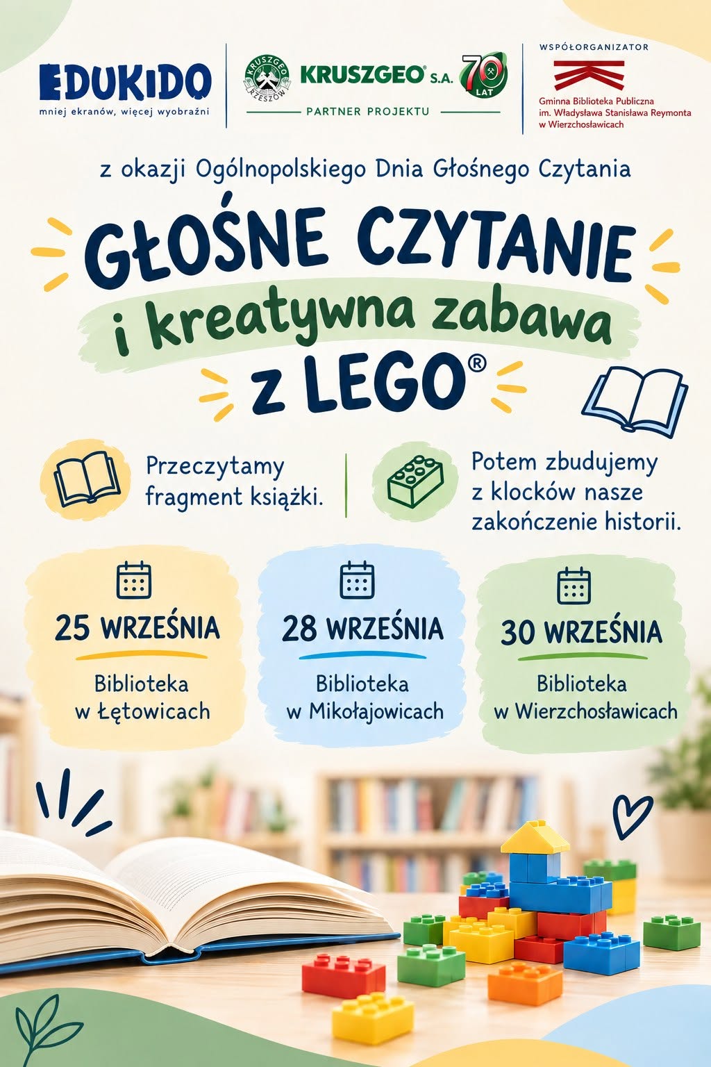 Czytamy, budujemy i tworzymy własne historie!