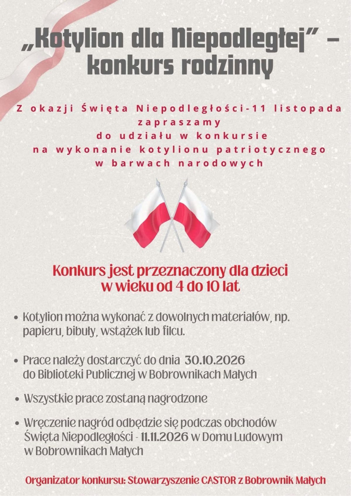 Kotylion dla Niepodległej